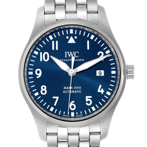 iwc mark xviii blue|iwc mark xviii for sale.